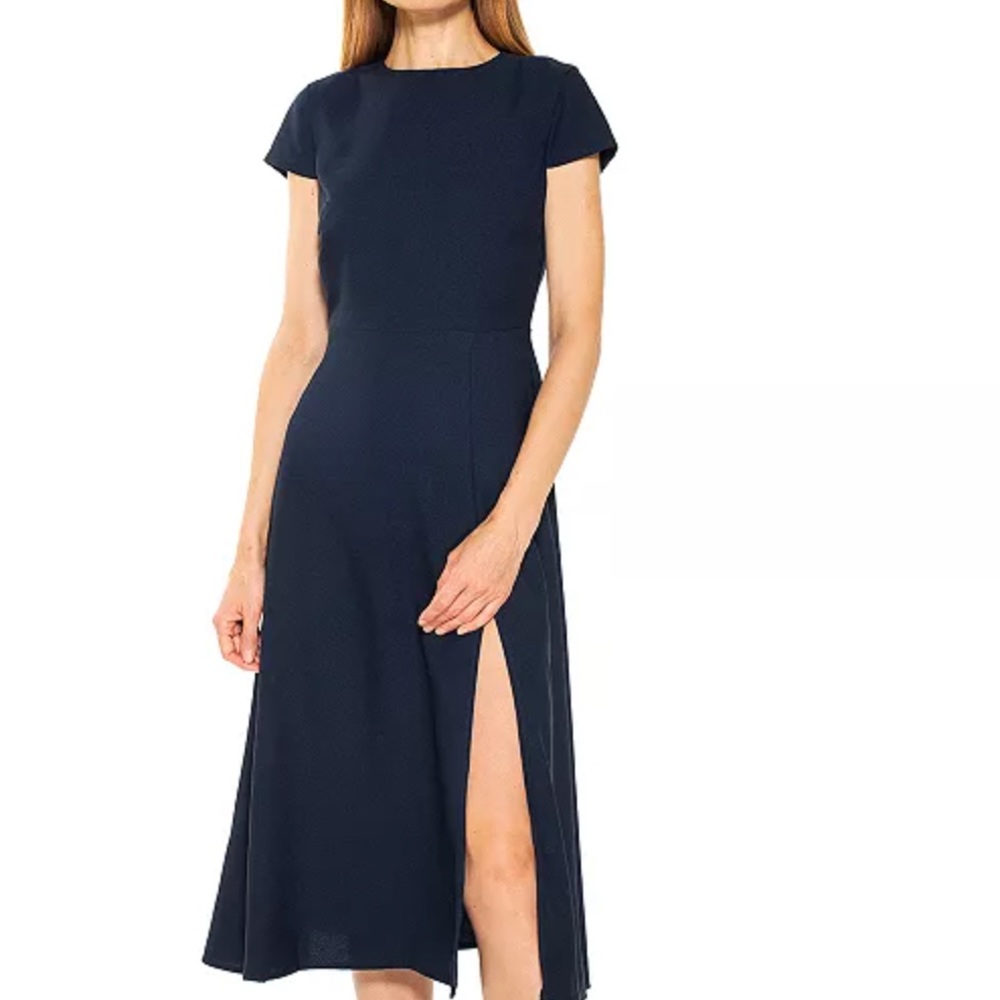Alexia Admore Navy Midi Dress